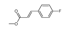(E)-甲基 3-(4-氟苯基)丙烯酰基酯结构式
