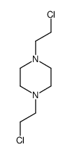 1,4-双(2-氯乙基)哌嗪结构式