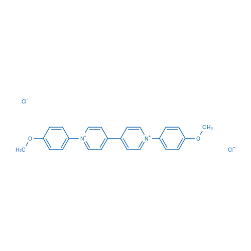 1-(4-methoxyphenyl)-4-[1-(4-methoxyphenyl)pyridin-1-ium-4-yl]pyridin-1-ium,dichloride结构式