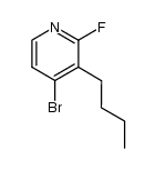 butyl-3 bromo-4 fluoro-2 pyridine结构式