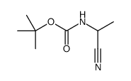 (R)-1-氰基乙基氨基甲酸叔丁酯结构式