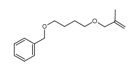 ((4-((2-methylallyl)oxy)butoxy)methyl)benzene结构式