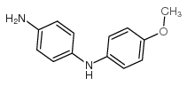 4-氨基-4’-甲氧基二苯胺结构式