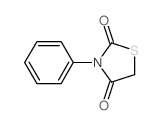 2,4-Thiazolidinedione,3-phenyl-结构式