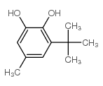 1,2-Benzenediol,3-(1,1-dimethylethyl)-5-methyl-结构式