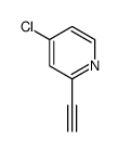 4-氯-2-乙炔-吡啶结构式