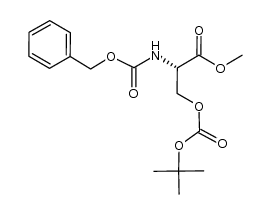 Z-L-Ser(O-Boc)-OMe结构式