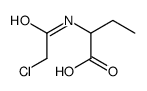 N-氯乙酰-DL-2-氨基正丁酸结构式