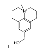 1H,5H-Benzo(ij)quinolizinium, 2,3,6,7-tetrahydro-9-(hydroxymethyl)-4-m ethyl-, iodide结构式
