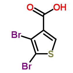 4,5-Dibromo-3-thiophenecarboxylic acid结构式