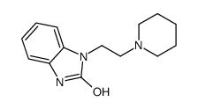 3-(2-piperidin-1-ylethyl)-1H-benzimidazol-2-one结构式