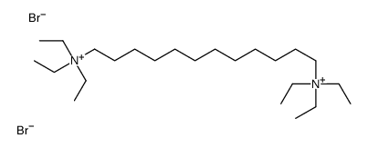 triethyl-[12-(triethylazaniumyl)dodecyl]azanium,dibromide结构式