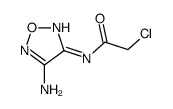 N-(4-amino-1,2,5-oxadiazol-3-yl)-2-chloroacetamide结构式