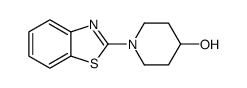 Benzothiazol-2-yl-piperidin-4-ol结构式