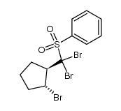 dibromo(2-bromocyclopentyl)methyl phenyl sulfone结构式