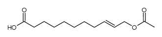 11-acetoxyundec-9-enoic acid结构式