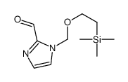 1-(2-trimethylsilylethoxymethyl)imidazole-2-carbaldehyde结构式