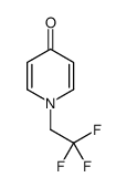 1-(2,2,2-trifluoroethyl)pyridin-4-one结构式