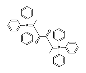 2,5-bis(triphenyl-λ5-phosphanylidene)hexane-3,4-dione结构式