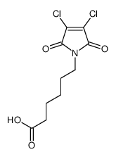 6-(3,4-dichloro-2,5-dioxopyrrol-1-yl)hexanoic acid结构式
