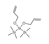 2,2-bis(allyloxy)hexamethyltrisilane结构式