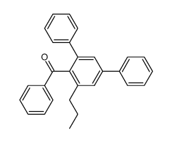 2,4-Diphenyl-6-n-propyl-benzophenon结构式