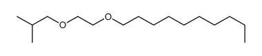 1-[2-(2-methylpropoxy)ethoxy]decane结构式
