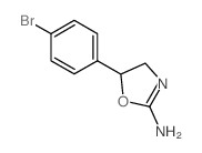 5-(4-Bromophenyl)-4,5-dihydro-1,3-oxazol-2-amine结构式