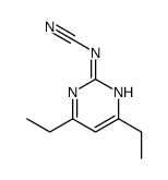 (4,6-diethylpyrimidin-2-yl)cyanamide结构式