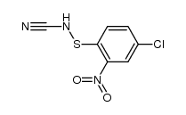 2-Nitro-4-chlor-benzolsulfenyl-cyanamid结构式