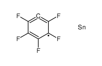 Trimethyl(pentafluorophenyl)stannane结构式