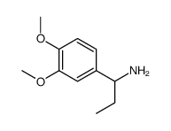 1-(3,4-dimethoxyphenyl)propan-1-amine结构式