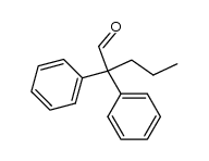 2,2-diphenylpentanal结构式