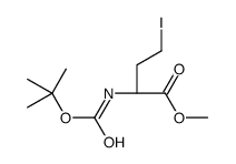 (S)-2-(BOC-氨基)-4-碘丁酸甲酯结构式