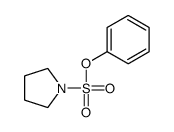 phenyl pyrrolidine-1-sulfonate结构式
