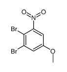 1,2-Dibromo-5-methoxy-3-nitrobenzene结构式
