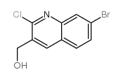 7-溴-2-氯喹啉-3-甲醇结构式