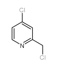 4-氯-2-氯甲基-吡啶结构式
