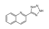 2-(2H-tetrazol-5-yl)quinoline结构式