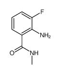 2-氨基-3-氟-N-甲基-苯甲酰胺结构式