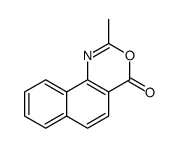 2-methylbenzo[h][3,1]benzoxazin-4-one结构式