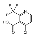 4-Chloro-2-(trifluoromethyl)nicotinic acid结构式