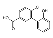 4-chloro-3-(2-hydroxyphenyl)benzoic acid结构式