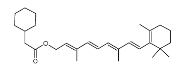 retinyl cyclohexylacetate结构式