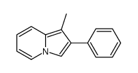1-methyl-2-phenylindolizine结构式