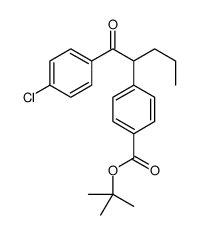 TERT-BUTYL 4-(1-(4-CHLOROPHENYL)-1-OXOPENTAN-2-YL)BENZOATE结构式