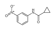 N-(3-nitrophenyl)cyclopropanecarboxamide结构式