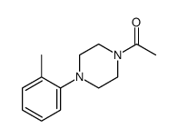 1-[4-(2-methylphenyl)piperazin-1-yl]ethanone结构式