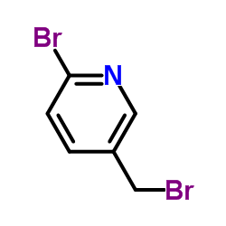 2-溴-5-(溴甲基)吡啶结构式