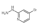 1-(4-溴吡啶-2-基)肼结构式